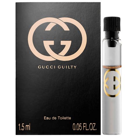 gucci guilty perfume sample.